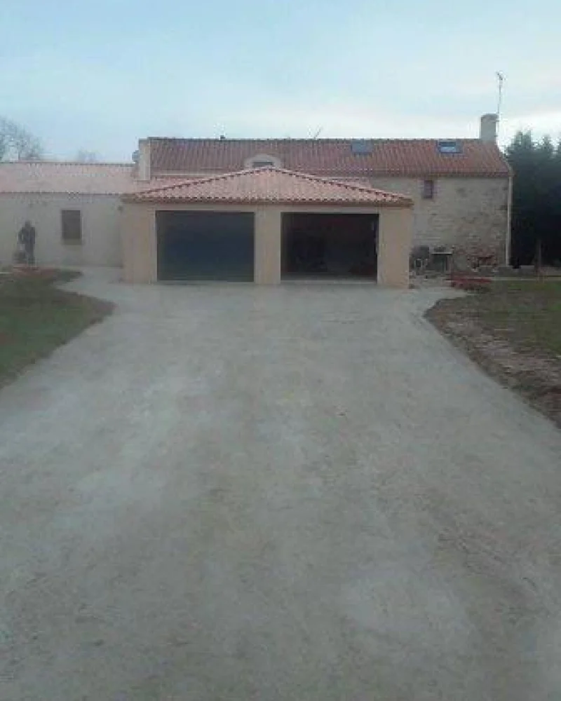 Photo de terrassement par Cédric Brunelière, entreprise de terrassement et travaux publics à Beaufou